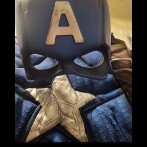 Captain America Kids Costume - Blue, Red, White